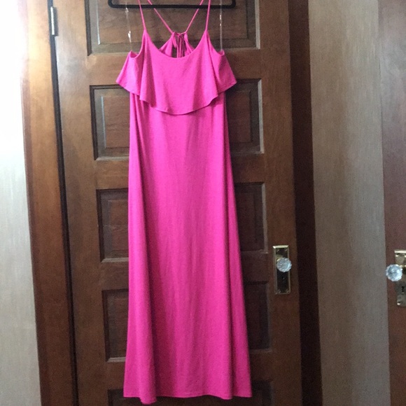 FINAL! Must go by 8/15 Flowy pink maxi dress - Picture 2 of 3